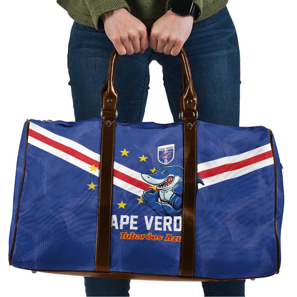 Cape Verde Football Travel Bag Tubaroes Azuis Make History - Wonder Print Shop