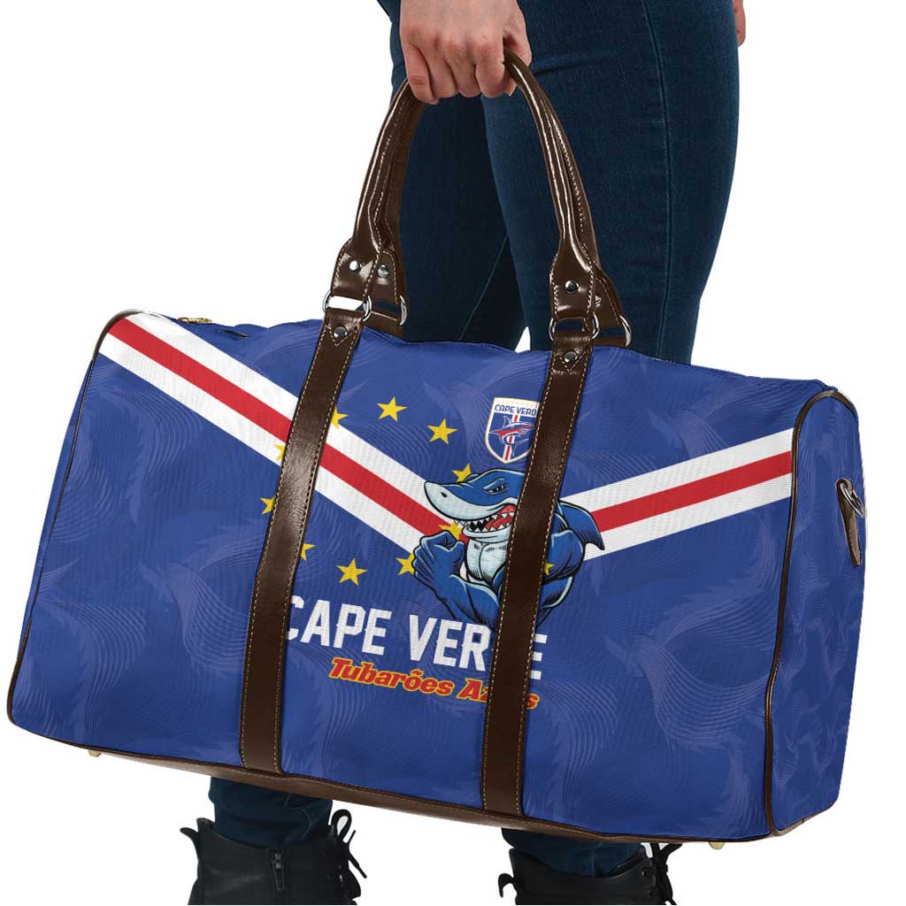Cape Verde Football Travel Bag Tubaroes Azuis Make History - Wonder Print Shop