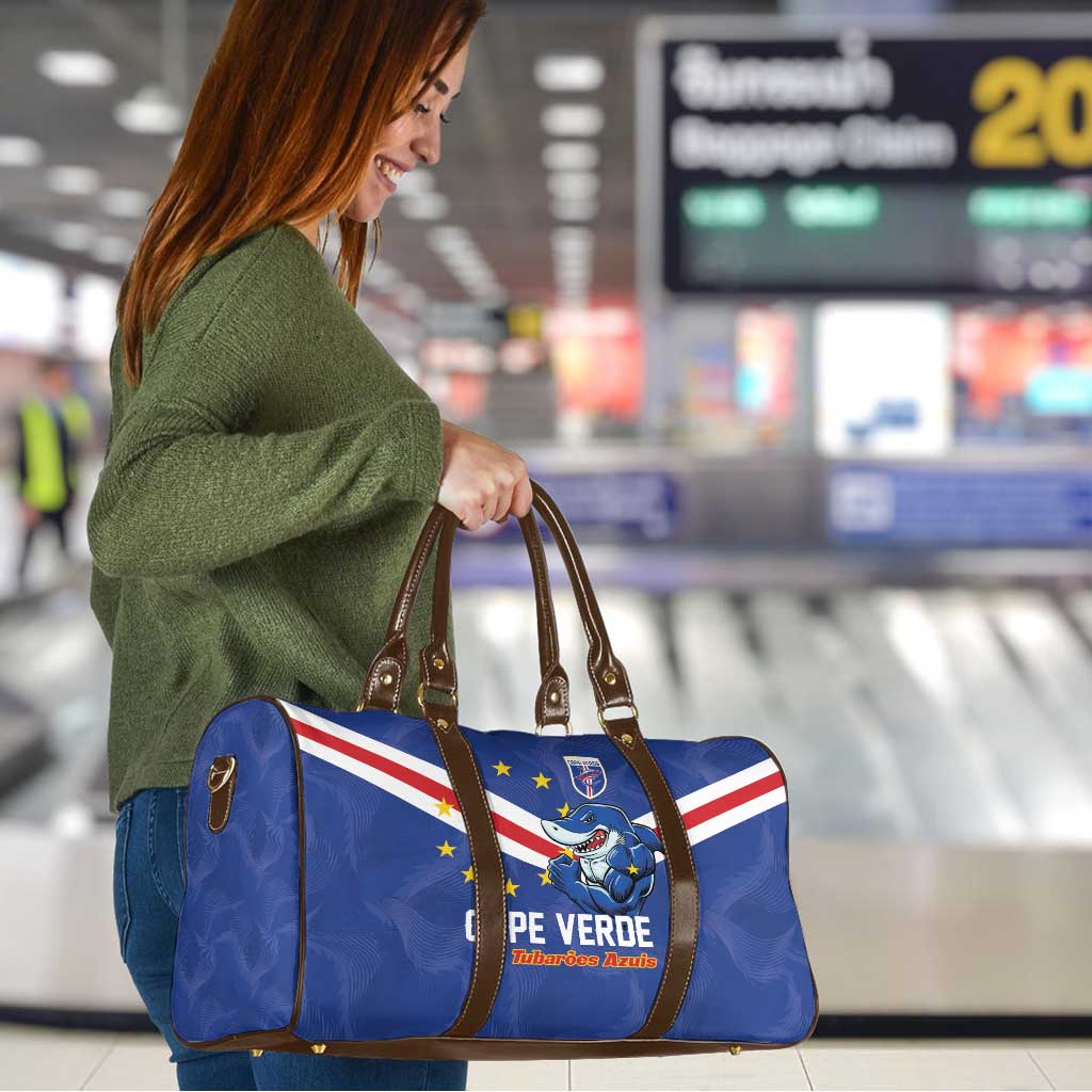 Cape Verde Football Travel Bag Tubaroes Azuis Make History - Wonder Print Shop