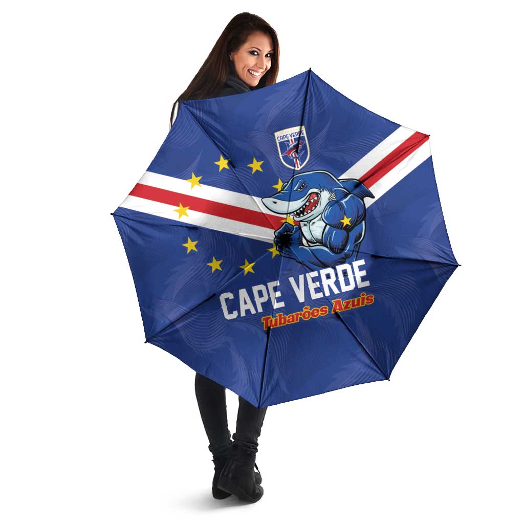 Cape Verde Football Umbrella Tubaroes Azuis Make History - Wonder Print Shop