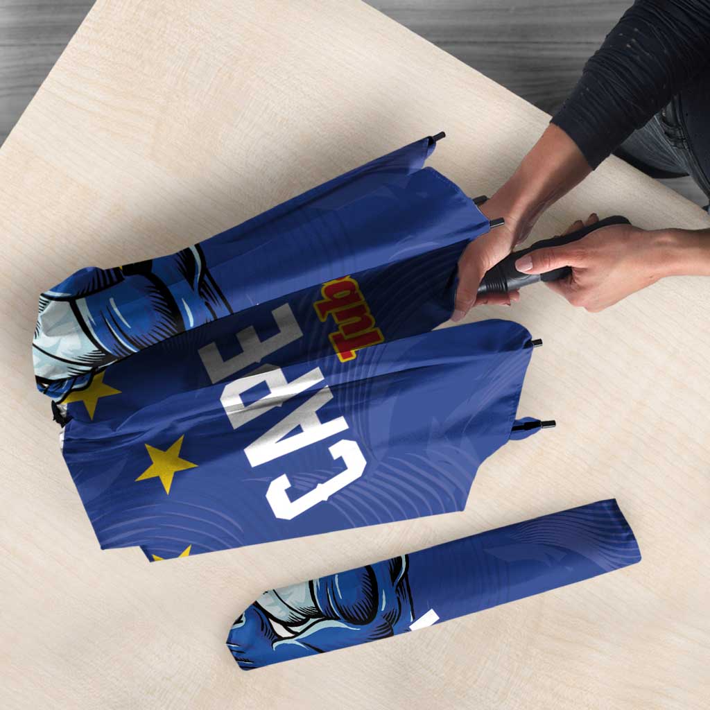 Cape Verde Football Umbrella Tubaroes Azuis Make History - Wonder Print Shop