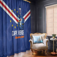 Cape Verde Football Window Curtain Tubaroes Azuis Make History - Wonder Print Shop