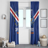 Cape Verde Football Window Curtain Tubaroes Azuis Make History - Wonder Print Shop