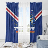 Cape Verde Football Window Curtain Tubaroes Azuis Make History - Wonder Print Shop
