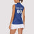 Custom Cape Verde Football Women Sleeveless Polo Shirt Tubaroes Azuis Make History - Wonder Print Shop