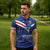 Custom Cape Verde Football Zipper Polo Shirt Tubaroes Azuis Make History - Wonder Print Shop