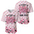 Personalized In October We Wear Pink Baseball Jersey Pink Pretty Bow Pastel Gingham - Wonder Print Shop