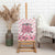 In October We Wear Pink Canvas Wall Art Pink Pretty Bow Pastel Gingham - Wonder Print Shop