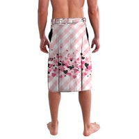 Personalized In October We Wear Pink Lavalava Pink Pretty Bow Pastel Gingham - Wonder Print Shop