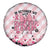 In October We Wear Pink Spare Tire Cover Pink Pretty Bow Pastel Gingham - Wonder Print Shop