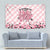 In October We Wear Pink Tapestry Pink Pretty Bow Pastel Gingham - Wonder Print Shop