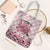 In October We Wear Pink Tote Bag Pink Pretty Bow Pastel Gingham - Wonder Print Shop