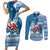 Custom Louisiana Christmas Couples Matching Short Sleeve Bodycon Dress and Long Sleeve Button Shirt Santa Claus Riding Motorcycle With Pelican - Wonder Print Shop