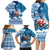 Custom Louisiana Christmas Family Matching Long Sleeve Bodycon Dress and Hawaiian Shirt Santa Claus Riding Motorcycle With Pelican - Wonder Print Shop