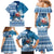 Custom Louisiana Christmas Family Matching Mermaid Dress and Hawaiian Shirt Santa Claus Riding Motorcycle With Pelican - Wonder Print Shop
