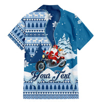 Custom Louisiana Christmas Family Matching Mermaid Dress and Hawaiian Shirt Santa Claus Riding Motorcycle With Pelican - Wonder Print Shop