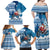 Custom Louisiana Christmas Family Matching Off Shoulder Maxi Dress and Hawaiian Shirt Santa Claus Riding Motorcycle With Pelican - Wonder Print Shop