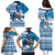 Custom Louisiana Christmas Family Matching Puletasi Dress and Hawaiian Shirt Santa Claus Riding Motorcycle With Pelican - Wonder Print Shop