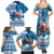 Custom Louisiana Christmas Family Matching Summer Maxi Dress and Hawaiian Shirt Santa Claus Riding Motorcycle With Pelican - Wonder Print Shop