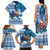 Custom Louisiana Christmas Family Matching Tank Maxi Dress and Hawaiian Shirt Santa Claus Riding Motorcycle With Pelican - Wonder Print Shop