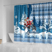 custom-louisiana-christmas-shower-curtain-santa-claus-riding-motorcycle-with-pelican