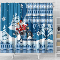 custom-louisiana-christmas-shower-curtain-santa-claus-riding-motorcycle-with-pelican