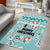 Custom Cat Christmas Area Rug Cat With Snowman In Winter Scene - Wonder Print Shop