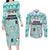 Custom Cat Christmas Couples Matching Long Sleeve Bodycon Dress and Long Sleeve Button Shirt Cat With Snowman In Winter Scene - Wonder Print Shop