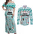 Custom Cat Christmas Couples Matching Off Shoulder Maxi Dress and Long Sleeve Button Shirt Cat With Snowman In Winter Scene - Wonder Print Shop