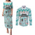 Custom Cat Christmas Couples Matching Puletasi Dress and Long Sleeve Button Shirt Cat With Snowman In Winter Scene - Wonder Print Shop