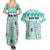 Custom Cat Christmas Couples Matching Summer Maxi Dress and Hawaiian Shirt Cat With Snowman In Winter Scene - Wonder Print Shop