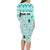 Custom Cat Christmas Family Matching Long Sleeve Bodycon Dress and Hawaiian Shirt Cat With Snowman In Winter Scene - Wonder Print Shop