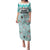 Custom Cat Christmas Family Matching Puletasi Dress and Hawaiian Shirt Cat With Snowman In Winter Scene - Wonder Print Shop