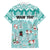 Custom Cat Christmas Family Matching Short Sleeve Bodycon Dress and Hawaiian Shirt Cat With Snowman In Winter Scene - Wonder Print Shop