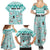 Custom Cat Christmas Family Matching Summer Maxi Dress and Hawaiian Shirt Cat With Snowman In Winter Scene - Wonder Print Shop