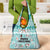Custom Cat Christmas Grocery Bag Cat With Snowman In Winter Scene
