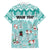 Custom Cat Christmas Hawaiian Shirt Cat With Snowman In Winter Scene - Wonder Print Shop