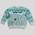 Custom Cat Christmas Kid Ugly Christmas Sweater Cat With Snowman In Winter Scene - Wonder Print Shop