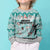 Custom Cat Christmas Kid Ugly Christmas Sweater Cat With Snowman In Winter Scene - Wonder Print Shop