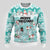 Custom Cat Christmas Ugly Christmas Sweater Cat With Snowman In Winter Scene - Wonder Print Shop