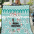 Custom Cat Christmas Quilt Cat With Snowman In Winter Scene - Wonder Print Shop