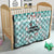 Custom Cat Christmas Quilt Cat With Snowman In Winter Scene - Wonder Print Shop