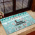 Custom Cat Christmas Rubber Doormat Cat With Snowman In Winter Scene - Wonder Print Shop