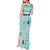 Custom Cat Christmas Tank Maxi Dress Cat With Snowman In Winter Scene - Wonder Print Shop