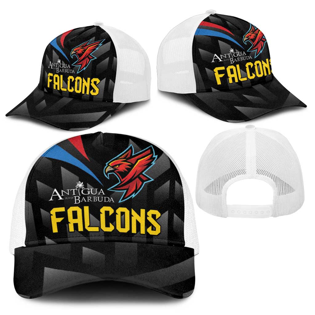Antigua and Barbuda Cricket Baseball Net Cap Falcons Flying High - Wonder Print Shop