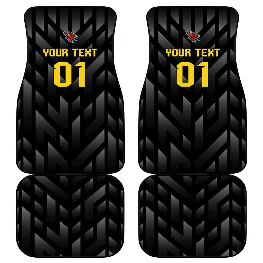 Antigua and Barbuda Cricket Car Mats Falcons Flying High - Wonder Print Shop