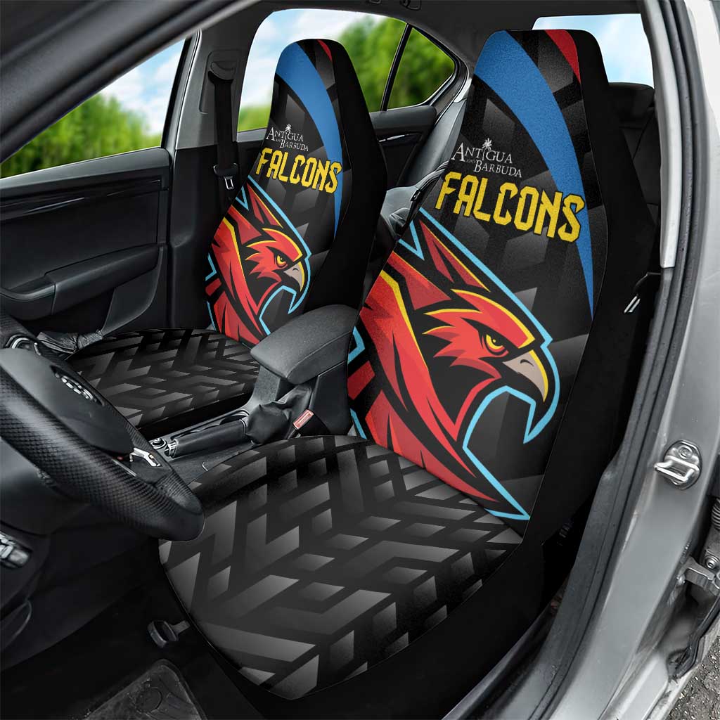 Antigua and Barbuda Cricket Car Seat Cover Falcons Flying High - Wonder Print Shop
