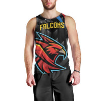 Custom Antigua and Barbuda Cricket Men Tank Top Falcons Flying High - Wonder Print Shop