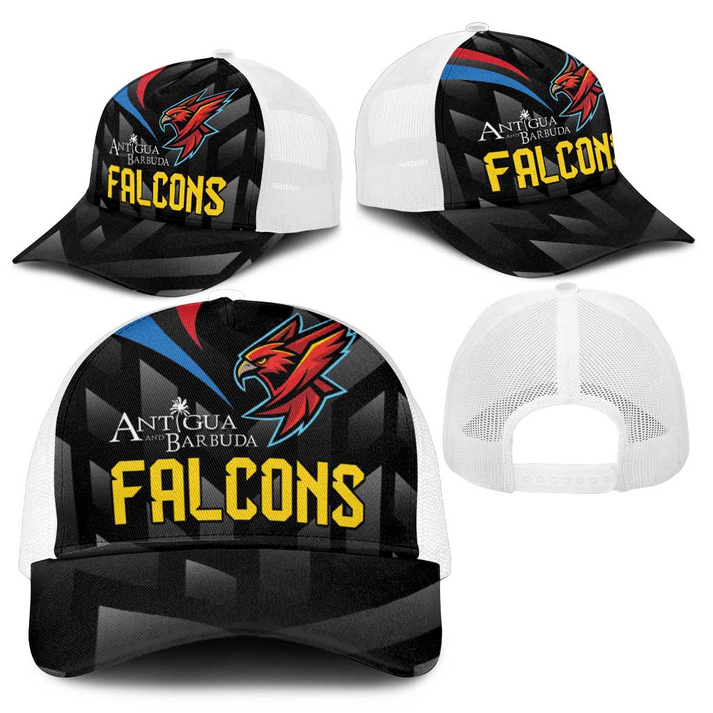 Antigua and Barbuda Cricket Mesh Trucker Cap Falcons Flying High - Wonder Print Shop