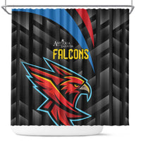 Antigua and Barbuda Cricket Shower Curtain Falcons Flying High